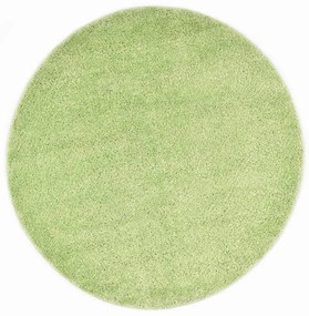 vidaXL Tapete de divisão shaggy 160 cm verde