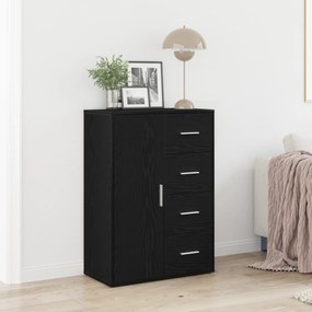 Sideboard vidaXL Madeira de Carvalho Preto 60x31x84 cm
