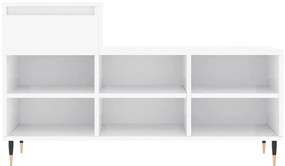 Sapateira 102x36x60 cm derivados de madeira branco brilhante