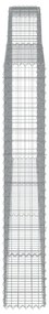 Cestos gabião arqueados 2pcs 400x30x180/200cm ferro galvanizado