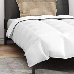 Edredão com travesseiro 2 pcs Branco 135 x 220 cm Penugem