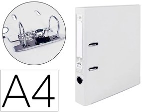 Pasta de Arquivo de Alavanca Documenta Pvc Din A4 Lombada 52mm Branco