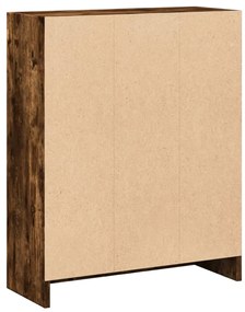 Estante 60x24x76 cm derivados de madeira carvalho fumado