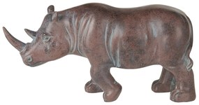 Figura decorativa castanha escura 17 cm GORKHA Beliani