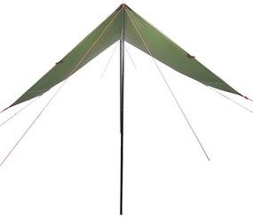 Lona de campismo 430x380x210 cm impermeável verde