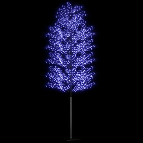 Árvore de Natal 2000 luzes LED flor cerejeira luz azul 500 cm