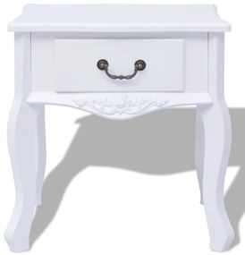 Cabeceira em madeira, MDF, branco