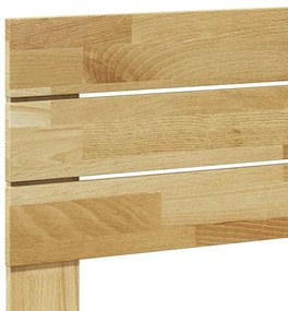 Cabeceira 135 cm Madeira maciça de carvalho