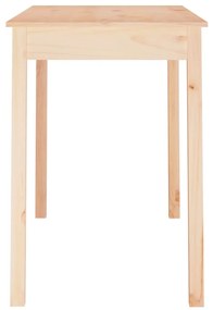 Mesa de jantar 110x55x75 cm madeira de pinho maciça