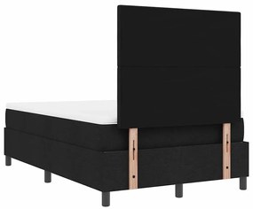 Cama Box com Colchão e Luz LED - Preta, 120 x 200 cm, Tecido