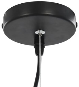 Candeeiros de teto 2 pcs semiesférico 40 cm E27 preto e dourado