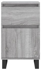 Aparadores 2 pcs 40x35x70 cm derivados madeira cinzento sonoma