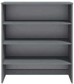 Tampo p/ armário alto HAMAR 90x30x100 pinho maciço cinza-escuro