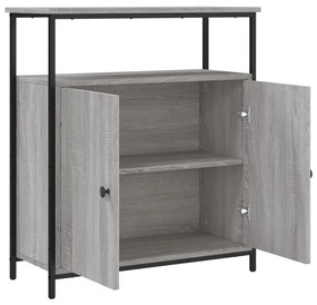 Aparador 70x30x80 cm derivados de madeira cinzento sonoma