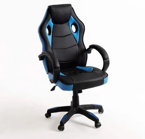 Cadeira Boss - Azul e Preto