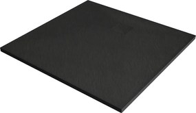 Mexen Bert base de duche quadrada SMC 90 x 90 cm, preta - 4K709090