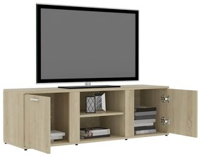 Móvel de TV 120x34x37 cm derivados de madeira carvalho sonoma