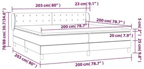 Cama com molas/colchão 200x200 cm couro artificial branco