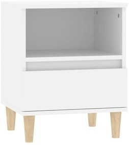 Mesas de cabeceira 2 pcs 40x35x50 cm branco