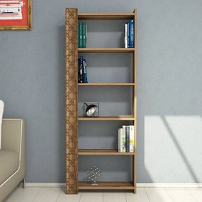 Estante City – Nogueira – 64,6 cm x 170 cm x 24,2 cm