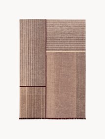 Tapete de pelo curto com franjas Monochrome, Design Folkform