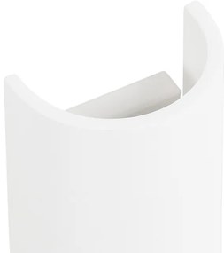 Candeeiro de parede moderno branco - Colja Novo