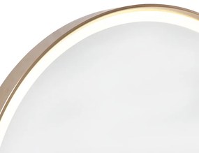 Espelho de banheiro cobre 50cm LED dimmer de toque - MIRAL Moderno