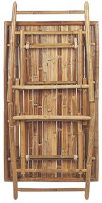 Mesa de jardim em bambu natural MOLISE Beliani
