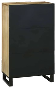 Highboard 60x33.5x100 cm Madeira Sólida de Manga