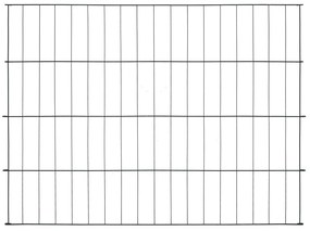 Conjunto painéis de vedação para jardim 115x79 cm verde