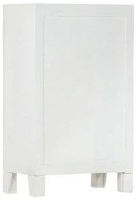 Aparador 55x30x90 cm madeira de acácia maciça branco