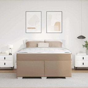 Estrutura da Cama Cappuccino 140 x 200 cm Couro sintético