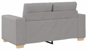 Sofá Loveseat Cinzento Nuvem 120 cm em Tecido vidaXL