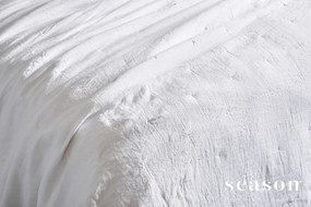 COLCHA LINHO / QUILTS - 250x270 cm + 2 almofadas cheias: Branco