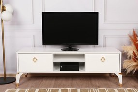 Móvel TV Posh – Branco – 143x47x40 cm