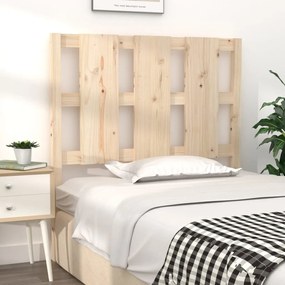 Cabeceira de cama 105,5x4x100 cm pinho maciço