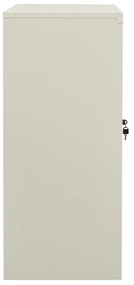 Armário de escritório 90x40x90 cm aço cinzento-claro
