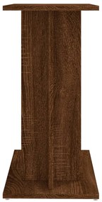 Suporte de aquário 60x30x60 cm deriv. madeira carvalho castanho
