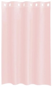 Cortinas de voile com ilhós 2 pcs rosa-claro 140x175 cm