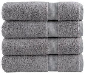 Toalhas de mãos premium SOLUND 4pcs 50x100 cm 600 gsm cinzento
