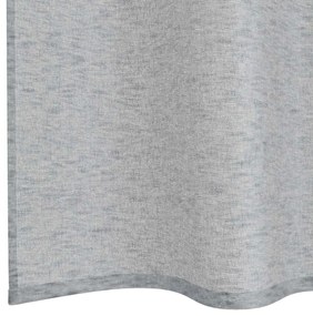 Cortinas 2 pcs Cinzento-escuro 140 x 260 cm Poliéster