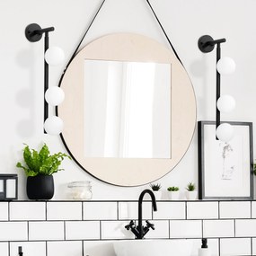 Aplique Domino – Preto e Branco – 10 x 24 cm