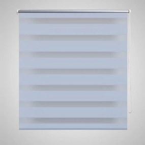 Estore de rolo 70 x 120 cm, linhas de zebra / Branco