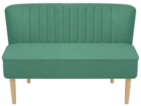 Sofá de tecido 117x55,5x77 cm verde