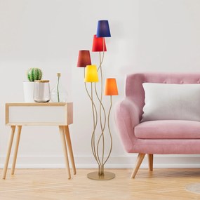 Candeeiro de Pé Bonibon – Multicolor – 44 x 44 x 160 cm