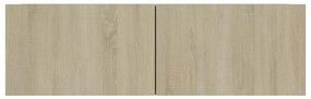 Móvel de TV 100x30x30 cm derivados de madeira carvalho sonoma