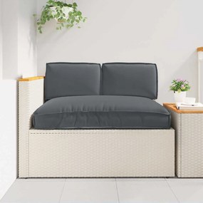 vidaXL Conjunto de Almofadas para Palete 3 pcs Antracite
