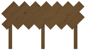 Cabeceira de cama 151,5x3x81 cm pinho maciço castanho mel