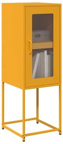 Aparador 36x39x107 cm aço laminado a frio amarelo mostarda