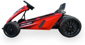 Kart elétrico Infantil drift Go-Kart, potência 24V Vermelho